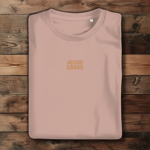 Damen Bio T-Shirt jesus saves john 3:16-17
