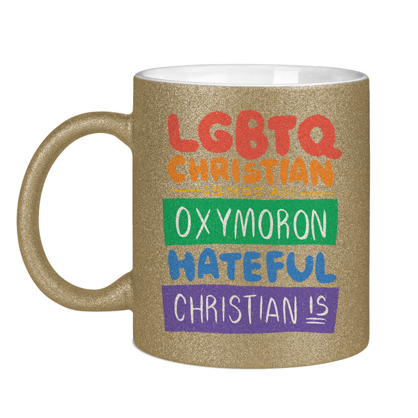 Glitzertasse lgbt christlich