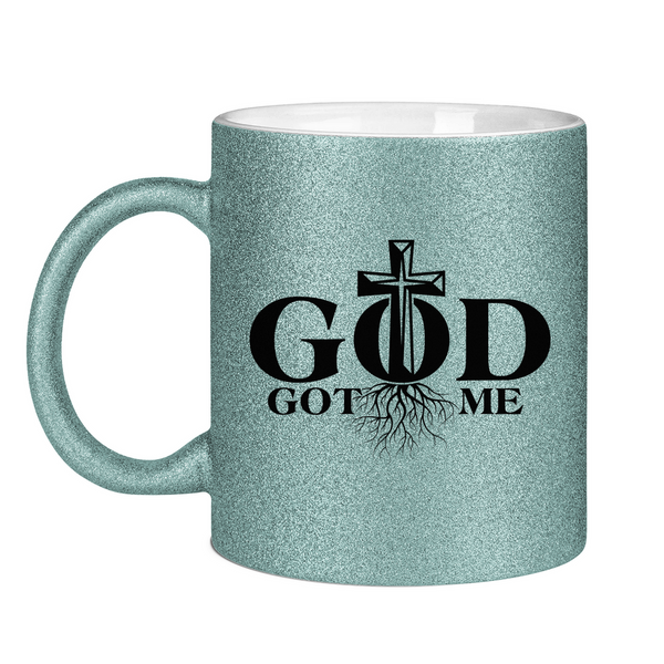 Glitzertasse god got me