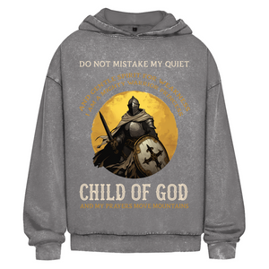 Oversize Washed Hoodie child of god