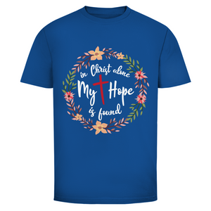 Herren T-Shirt in christ alone my hope is found