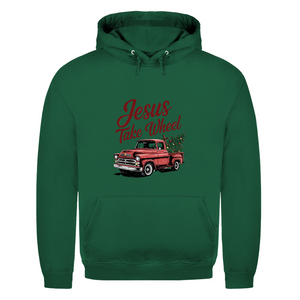 Herren Hoodie jesus take wheel