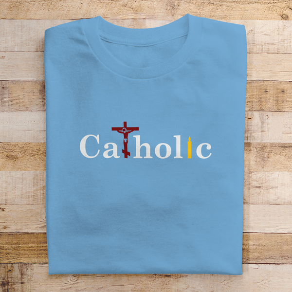 Herren T-Shirt catholic