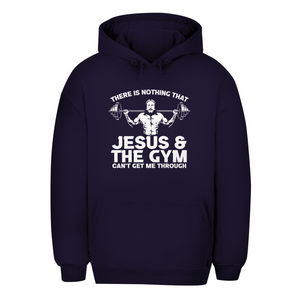 Unisex Oversize Hoodie jesus and gym