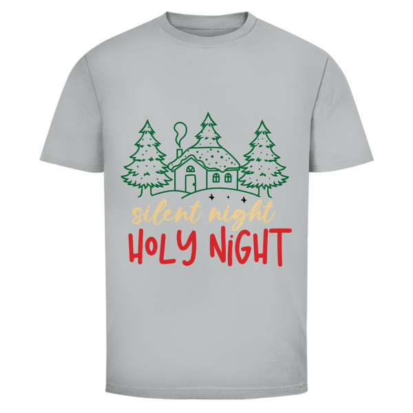 Herren T-Shirt silent night holy night