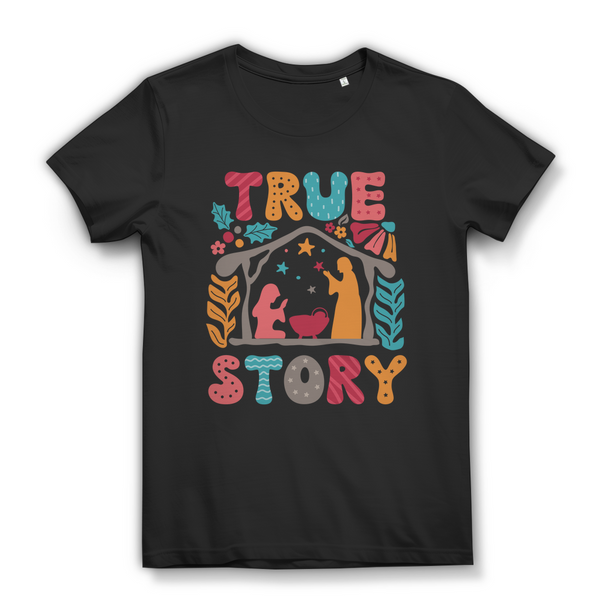 Damen Bio T-Shirt true store weihnachten