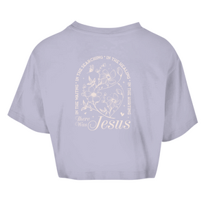 Damen Oversize Crop Top there was jesus