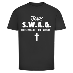 Herren T-Shirt jesus swag