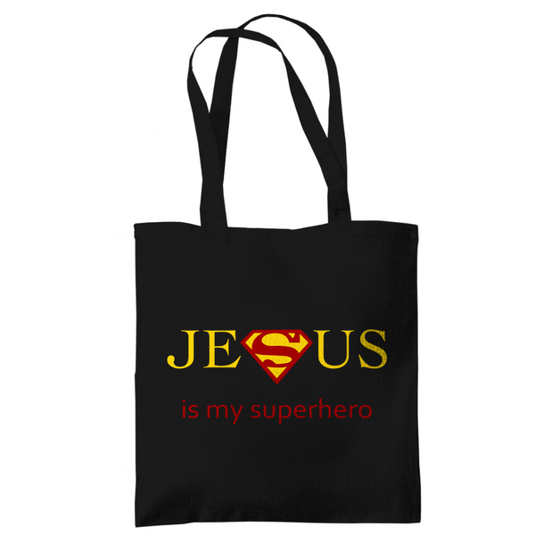 Tragetasche jesus is my superhero