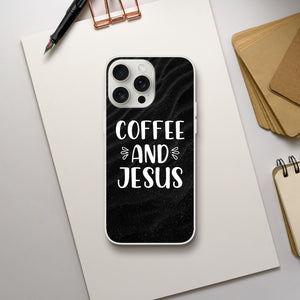 coffee and jesus iPhone-Hülle