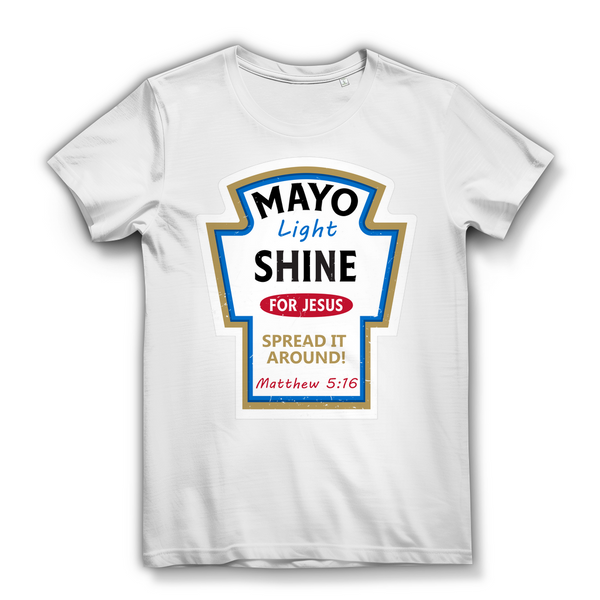 Damen Bio T-Shirt mayo light shine matthew 5:16