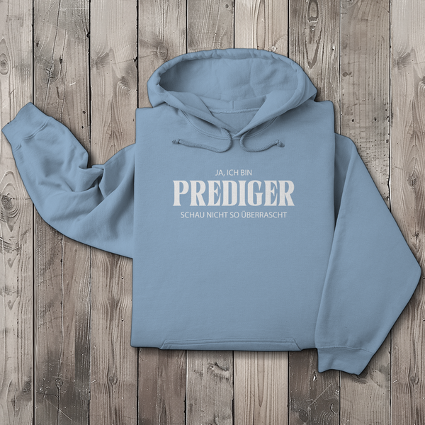 Herren Hoodie ja ich bin prediger