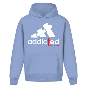 Oversize Hoodie Ohne Kordel addicted to jesus