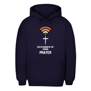 Unisex Oversize Hoodie enter the password for god