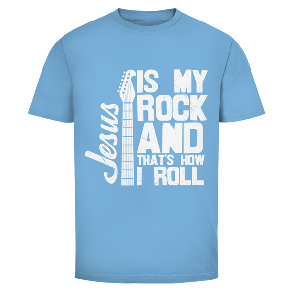 Herren T-Shirt jesus is my rock guitarist