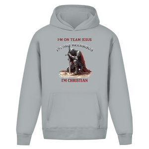 Oversize Hoodie Ohne Kordel i am christian