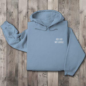 Herren Hoodie ask god not google