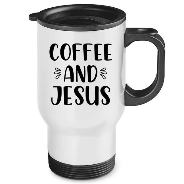 Edelstahl-Thermobecher coffee and jesus