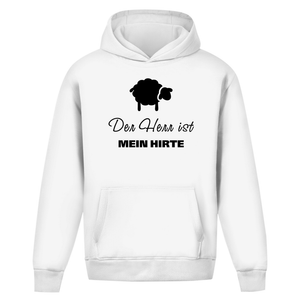 Oversize Hoodie Ohne Kordel der herr ist mein hirte