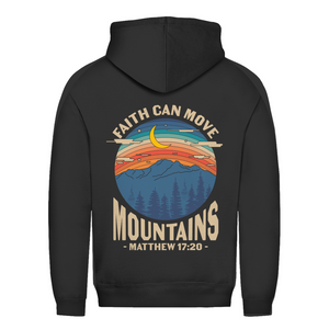 Damen Hoodie faith can move mountains matthew 17:20