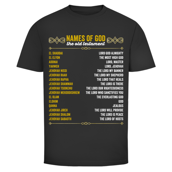 Herren T-Shirt names of god