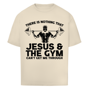 Oversize T-Shirt jesus and gym