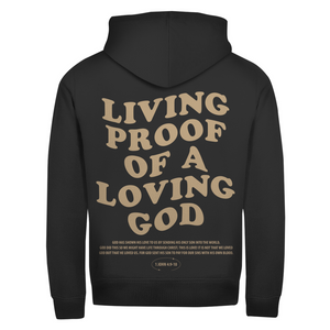 Zipper Hoodie a loving god 1 john 4:9-10