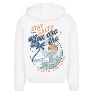 Oversize Zipper Hoodie stay salty