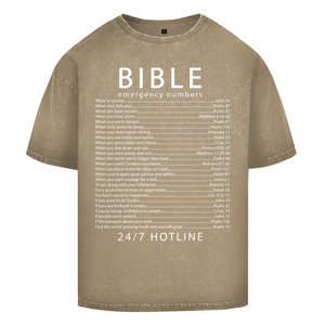 Oversize Washed T-Shirt bible