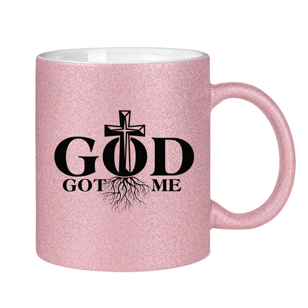 Glitzertasse god got me