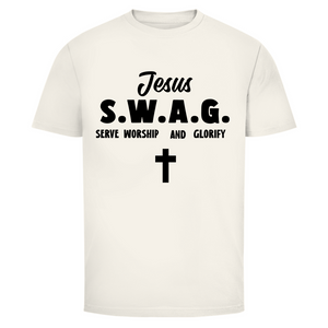Herren T-Shirt jesus swag