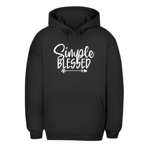 Unisex Oversize Hoodie simple blessed