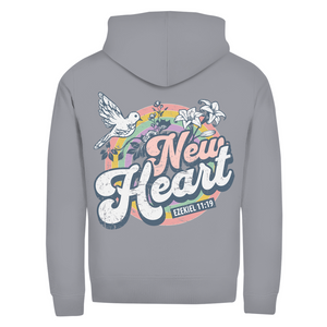 Zipper Hoodie new heart ezekiel 11:19