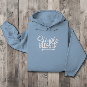 Herren Hoodie simple blessed