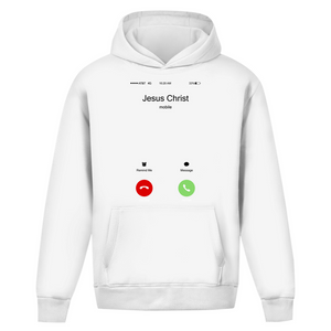 Oversize Hoodie Ohne Kordel jesus christ is calling