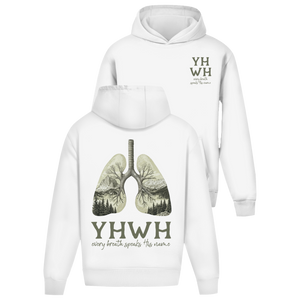 Oversize Hoodie Ohne Kordel yhwh every breath speakt his name