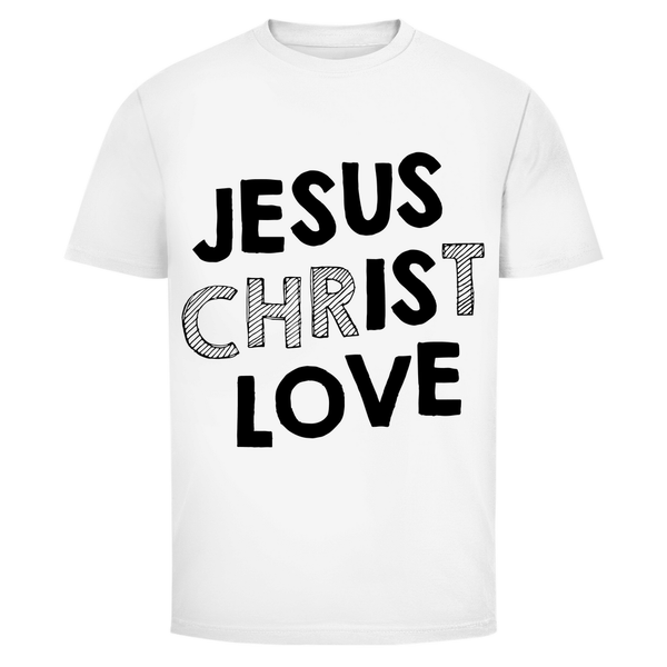 Herren T-Shirt jesus christ love