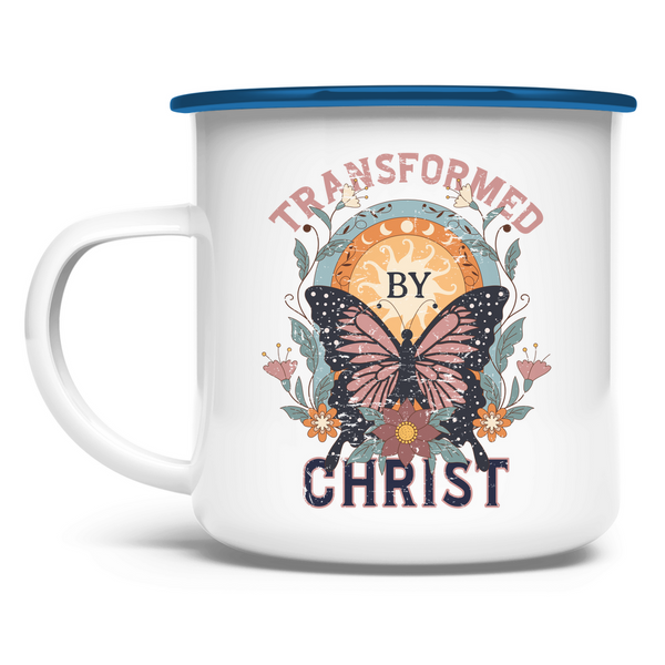 Emaille Tasse transformed by christ