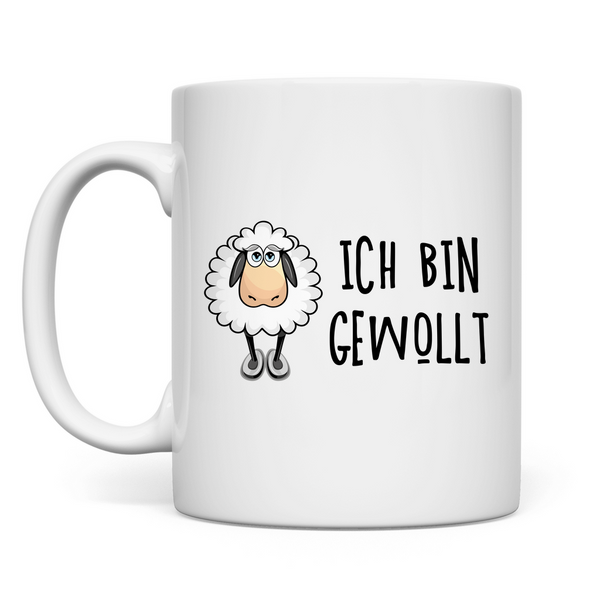 Tasse schaf ich bin gewollt