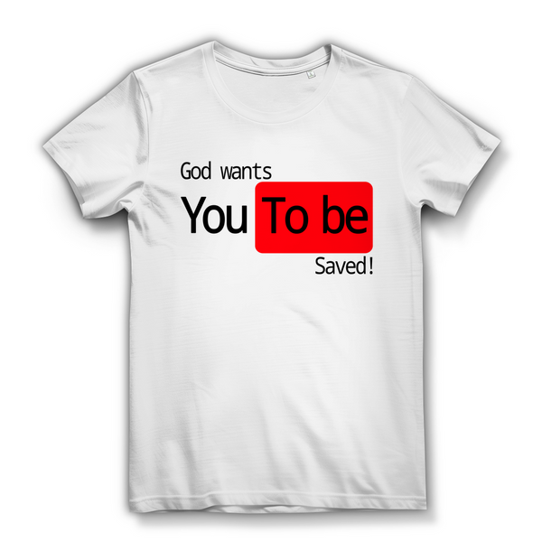 Damen Bio T-Shirt god wants you to be saved