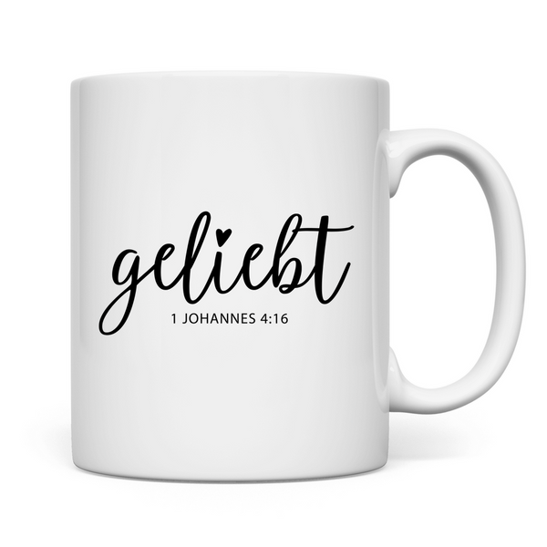 Tasse geliebt 1 johannes 4:16