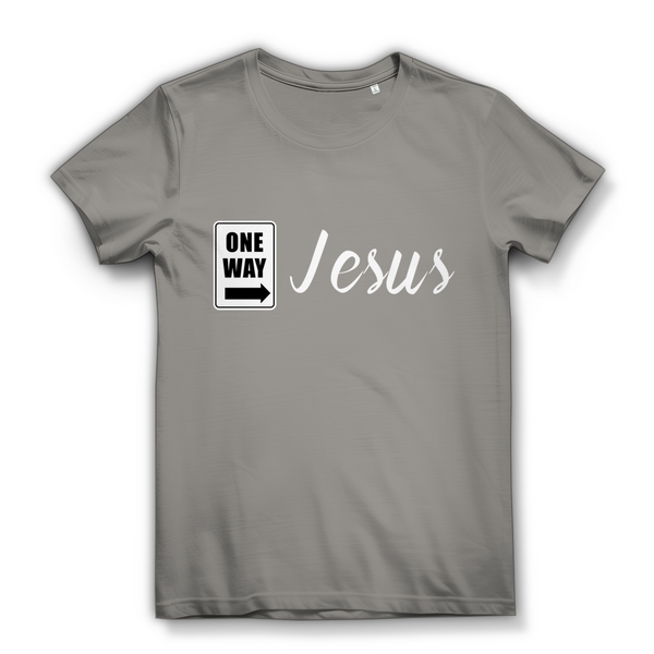 Damen Bio T-Shirt one way jesus