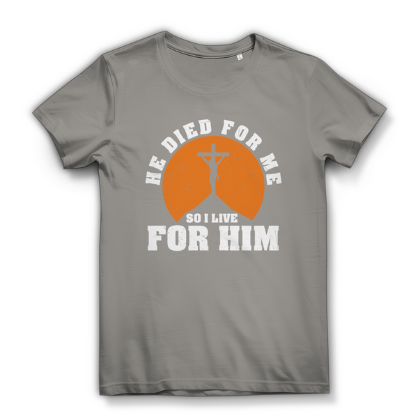 Damen Bio T-Shirt he died for me