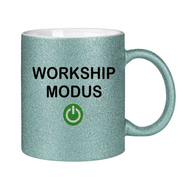 Glitzertasse workship modus