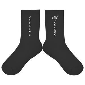 Socken walking with jesus