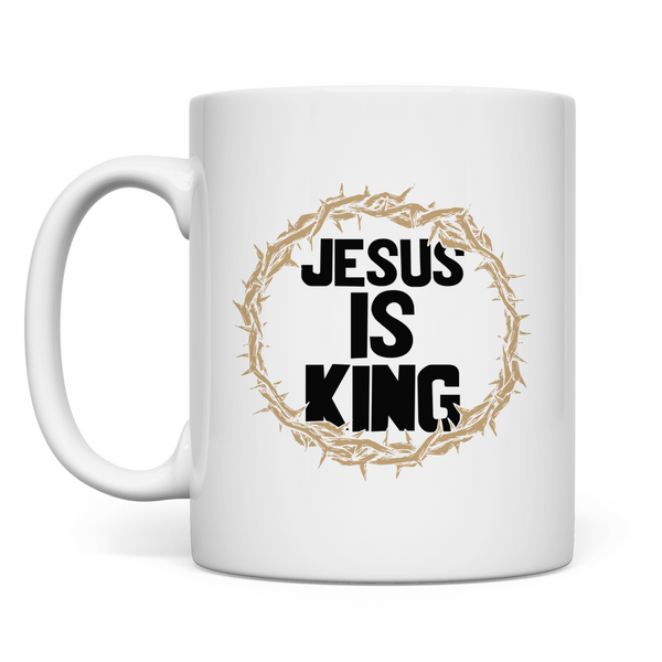 Tasse jesus is king dornenkrone