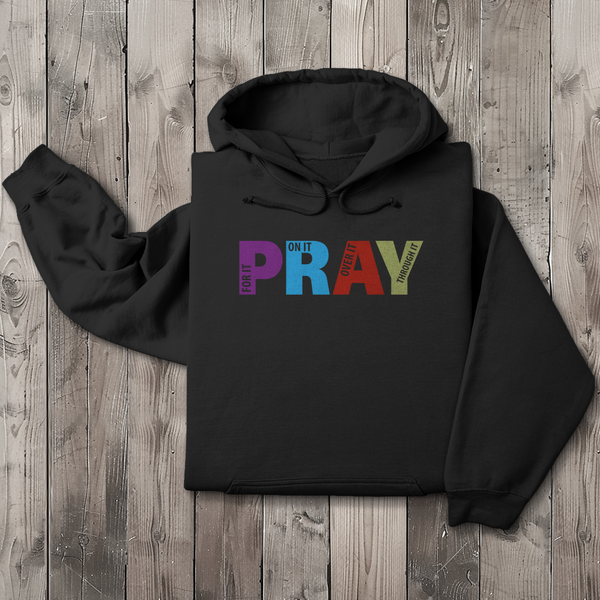 Herren Hoodie pray on it