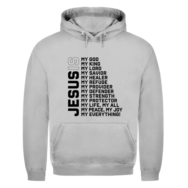 Herren Hoodie jesus is my god