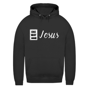Damen Hoodie one way jesus