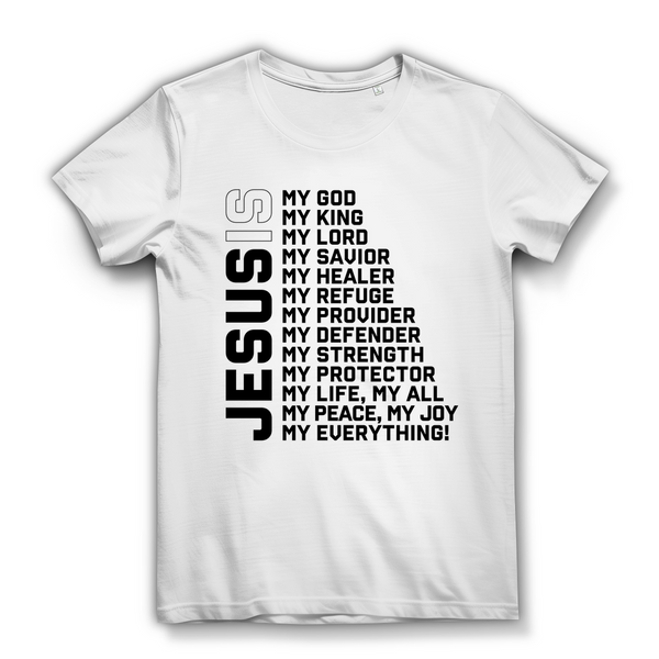 Damen Bio T-Shirt jesus is my god